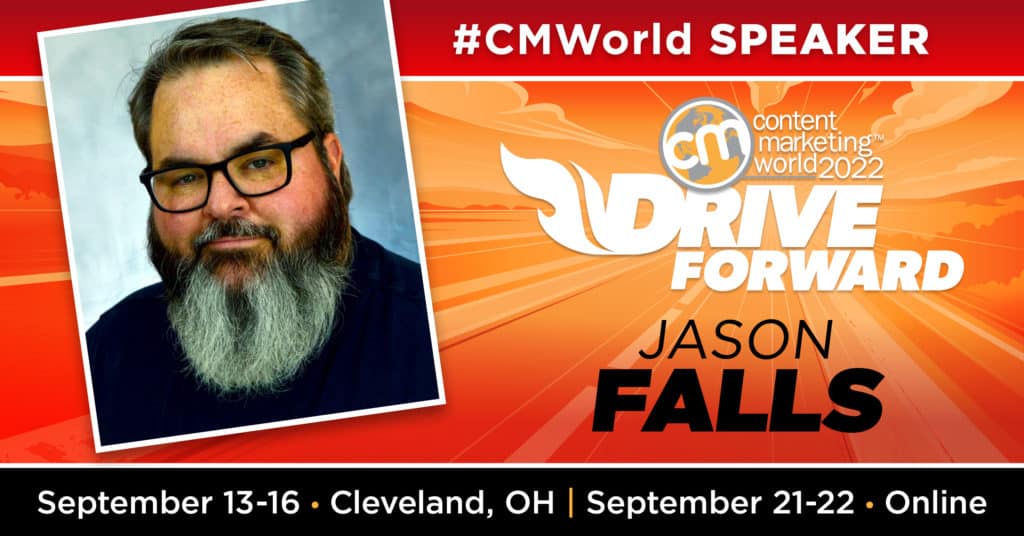 Jason Falls at Content Marketing World